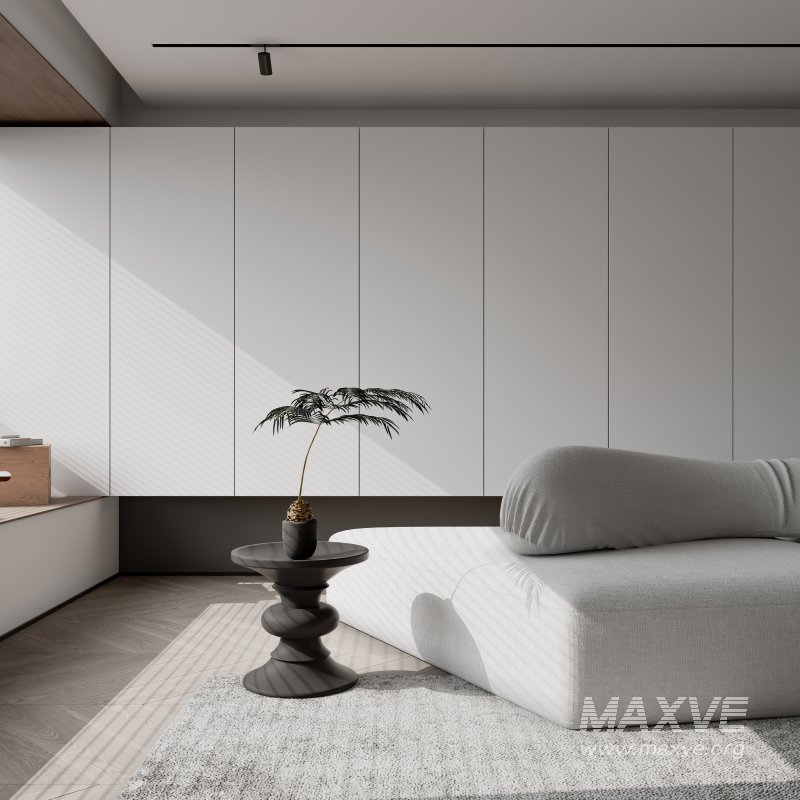 Modern living room and dining room interior scene - Image 3