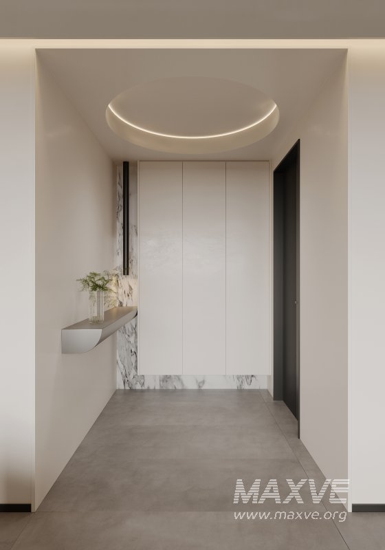 Modern living room and dining room interior scene - Image 11