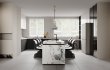 Modern living room and dining room interior scene - Thumbnail 2