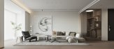 Modern living room and dining room interior scene - Thumbnail 3