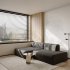 Modern living room and dining room interior scene - Thumbnail 5