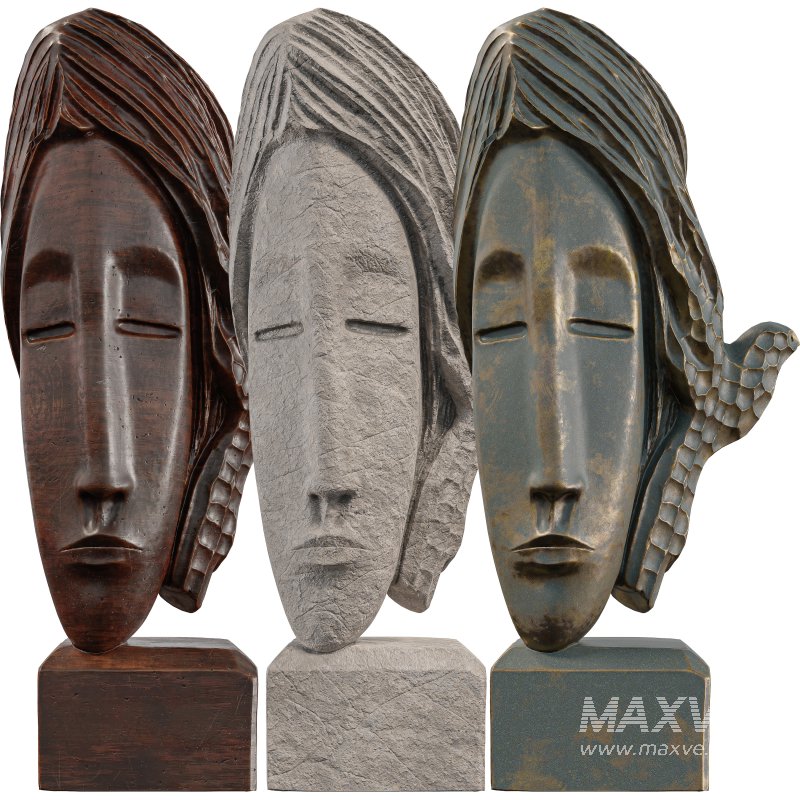 Serene Dove Sculpture Abstract Stone Art - Image 4