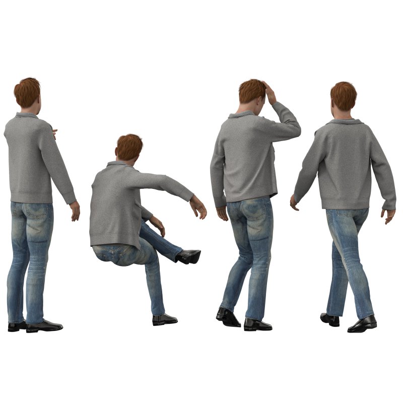 casual man with jacket - Image 3