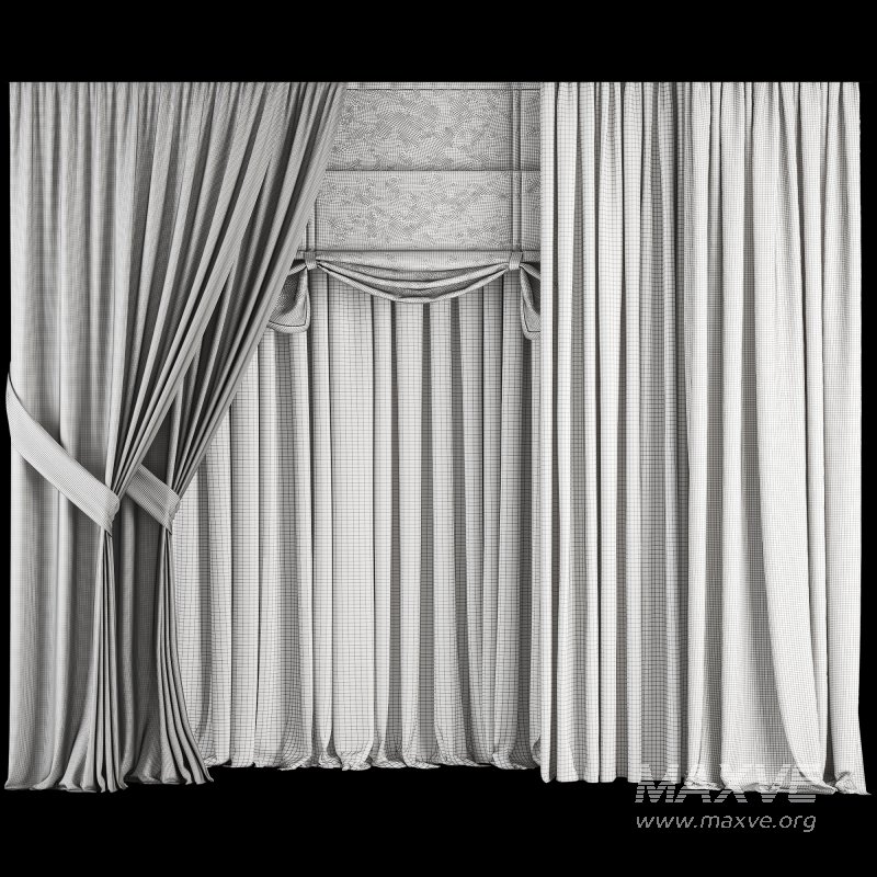 Silk and Cotton Curtain Set 77 - Image 6