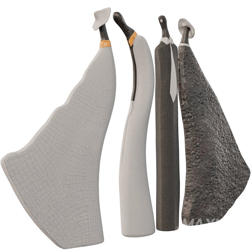 Narrow Whimsical Couple Sculpture Set - Image 5