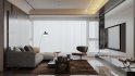 Modern living room and dining room interior scene - Thumbnail 2