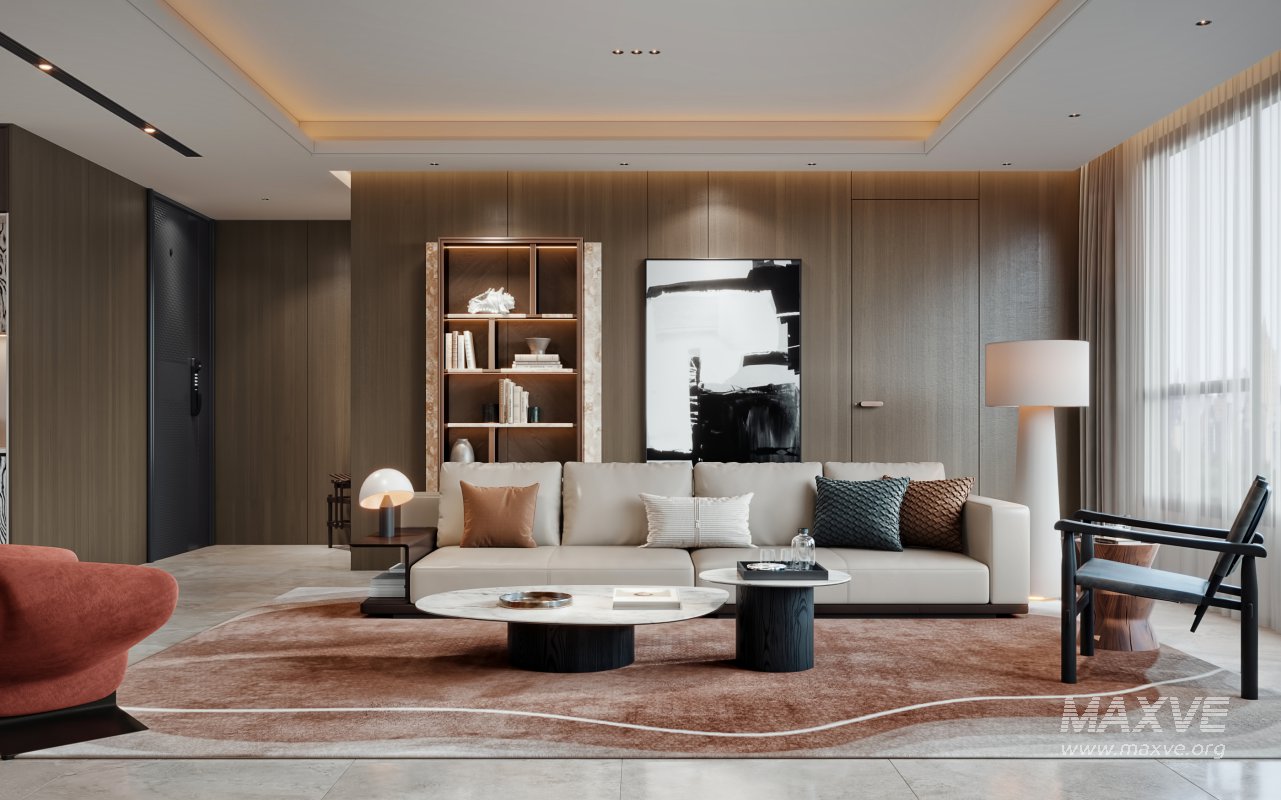 Luxurious living room and dining room - Image 6