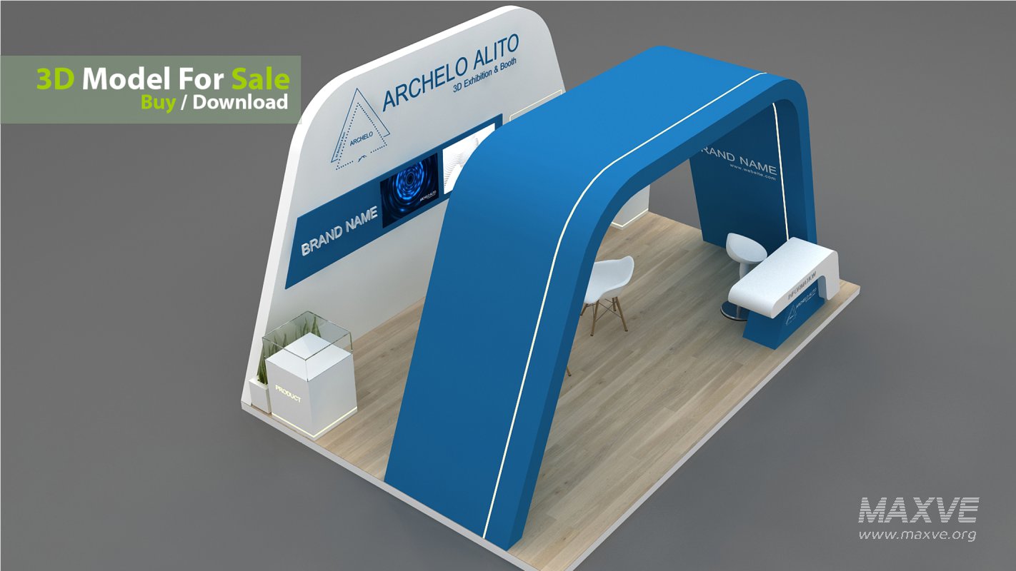 exhibition 3d model - Image 6