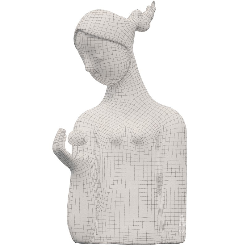 Antique Serene Offering Sculpture - Image 1