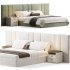 Bed Garda Design with wide headboard By Sensorsleep - Thumbnail 5