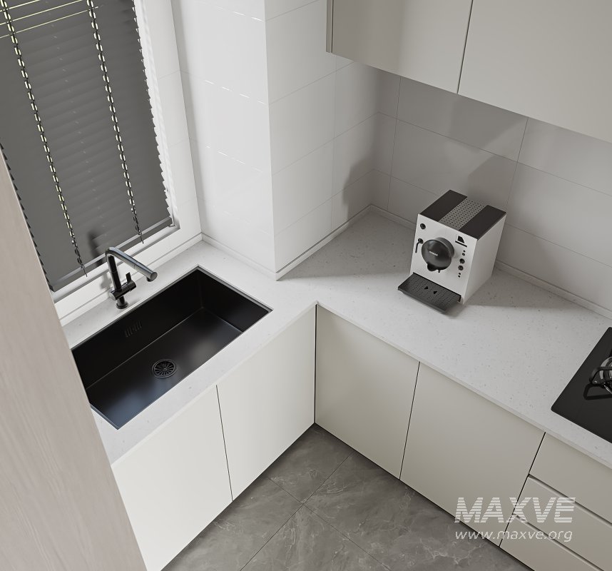 Modern living room and dining room interior scene - Image 1