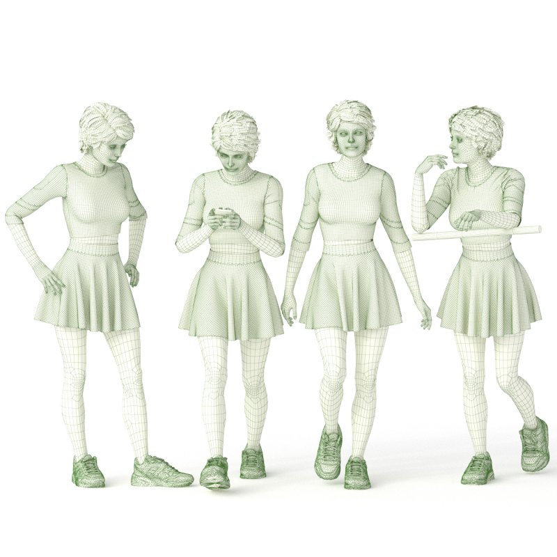 Casual Woman With Skirt - Image 1