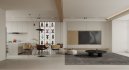 Modern living room and dining room interior scene - Thumbnail 1