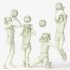 Vollyball Woman in 04 Poses - Thumbnail 1