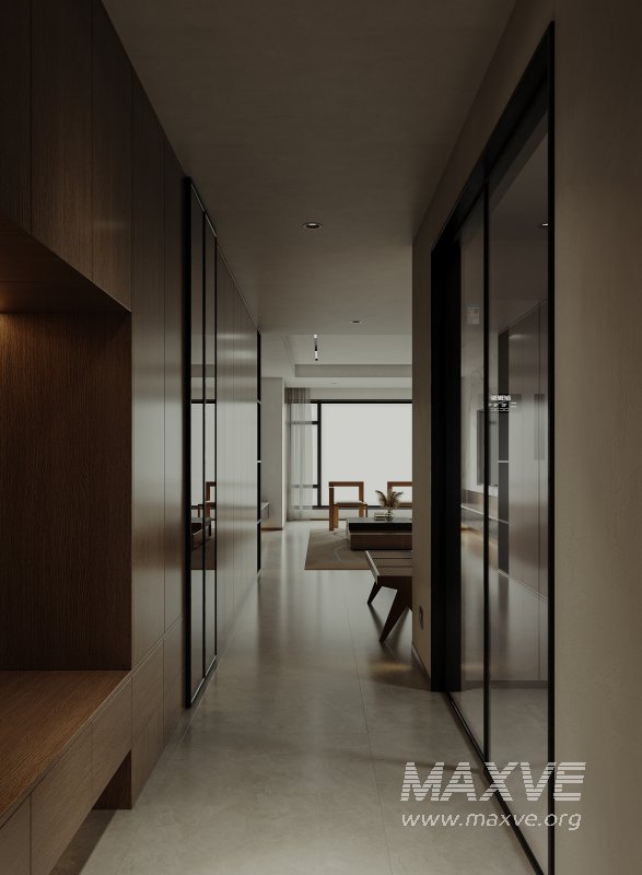 Modern living room and dining room interior scene - Image 5