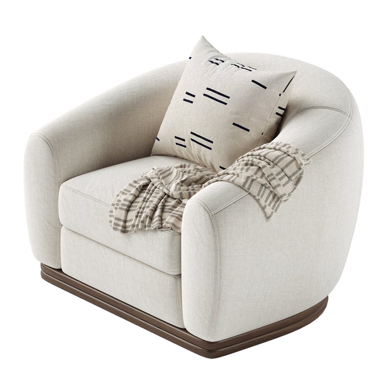 Marlowe Grey Lounge Chair - Image 6