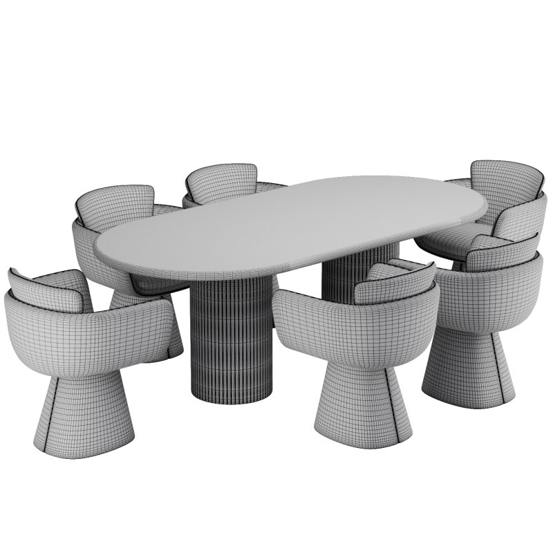 Dinning chair and table304 - Image 5