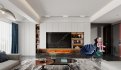 Modern living room and dining room interior scene - Thumbnail 1