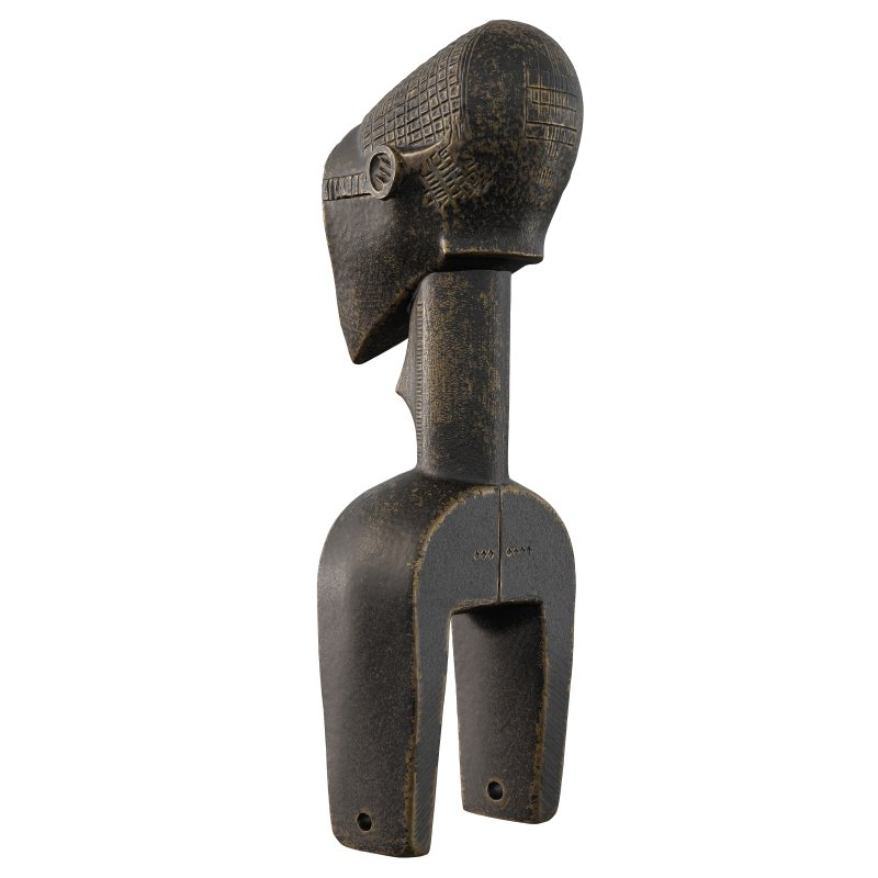 West African Heddle Pulley Figure Statue - Image 4
