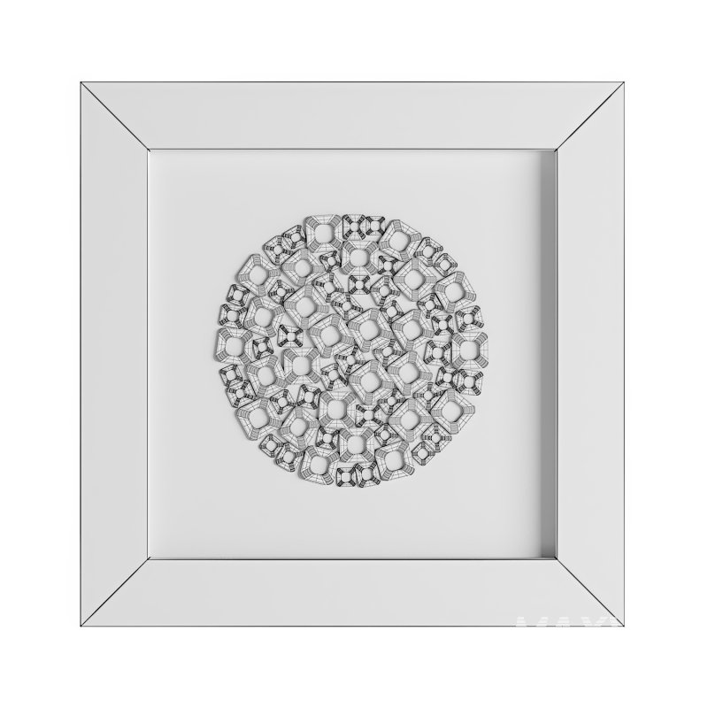 Wall Decor Metal Squares - Image 3