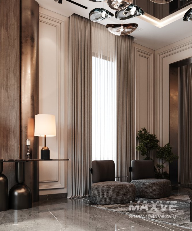 luxury salon and dining neoclassic - Image 7