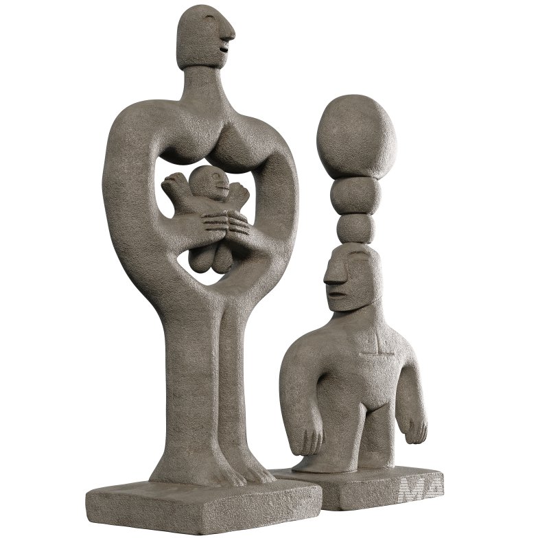 Concrete HIstorian Statue 02 - Image 3