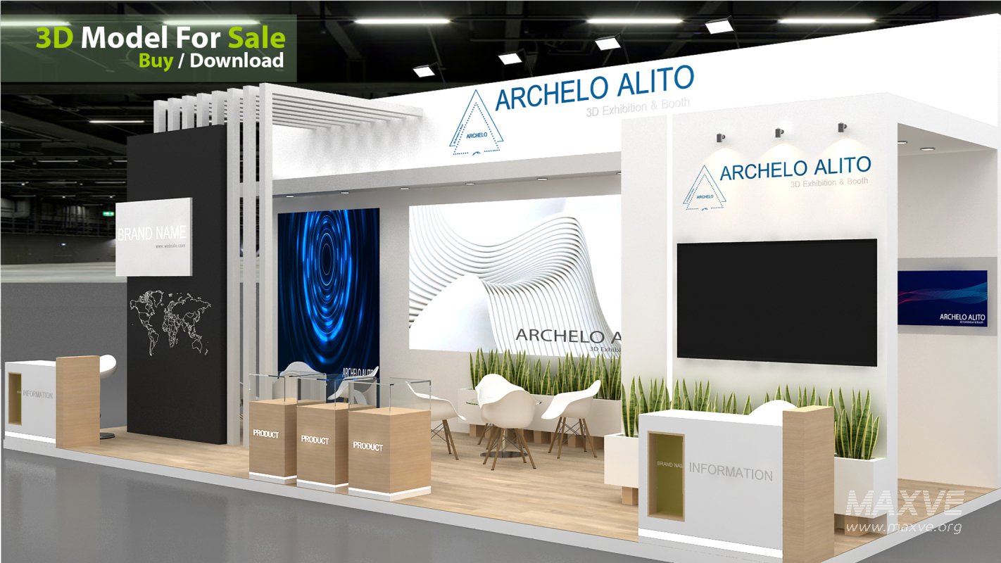3D Exhibition Booth Model - Image 5