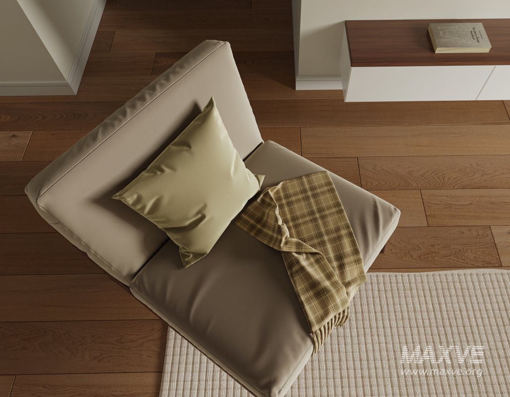 Modern living room and dining room interior scene - Image 4