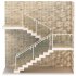 wooden staircase with brick wall - Thumbnail 5