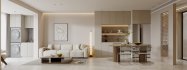 Modern living room and dining room interior scene - Thumbnail 4