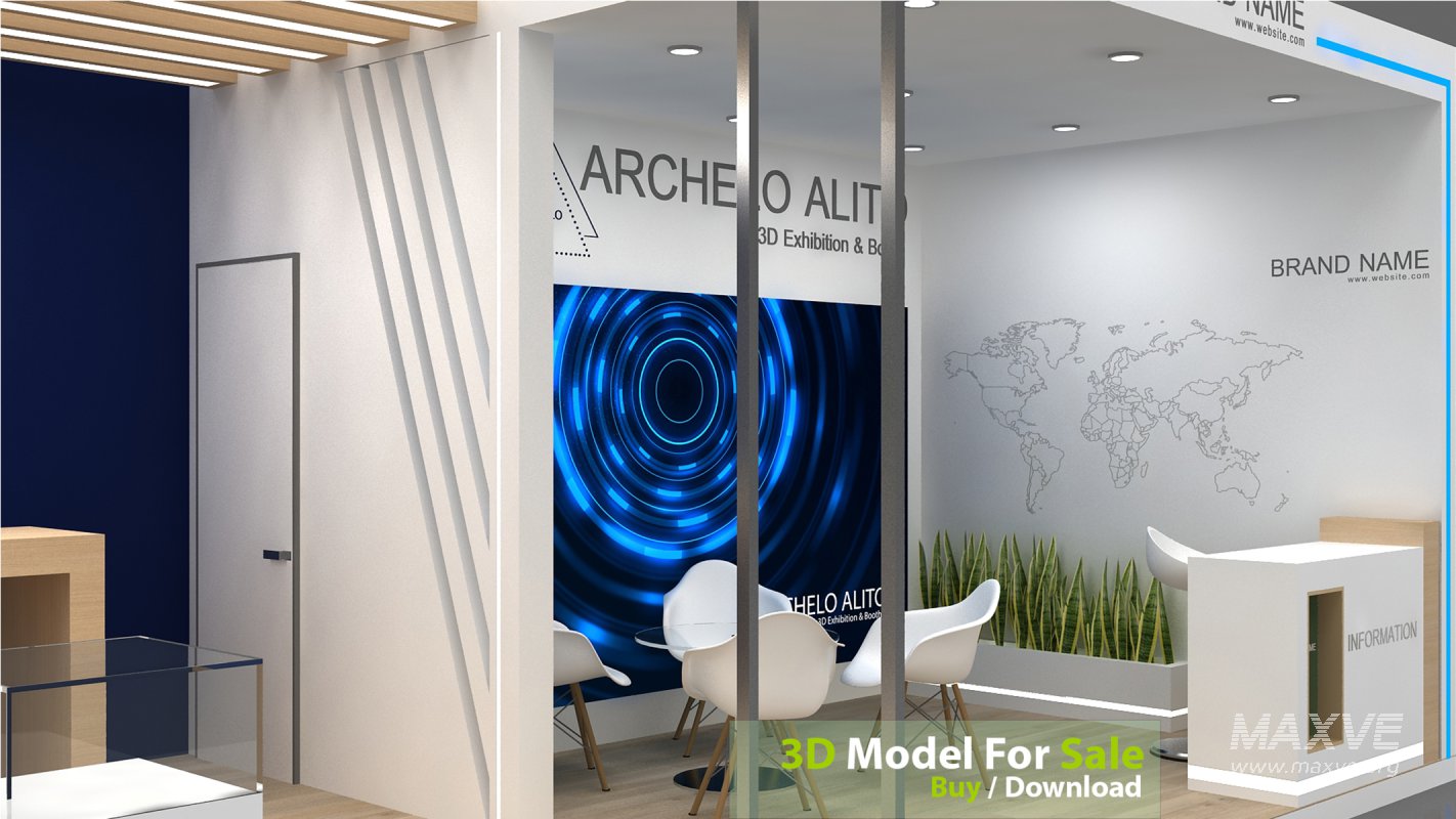 3D Stand Booth Model - Image 2