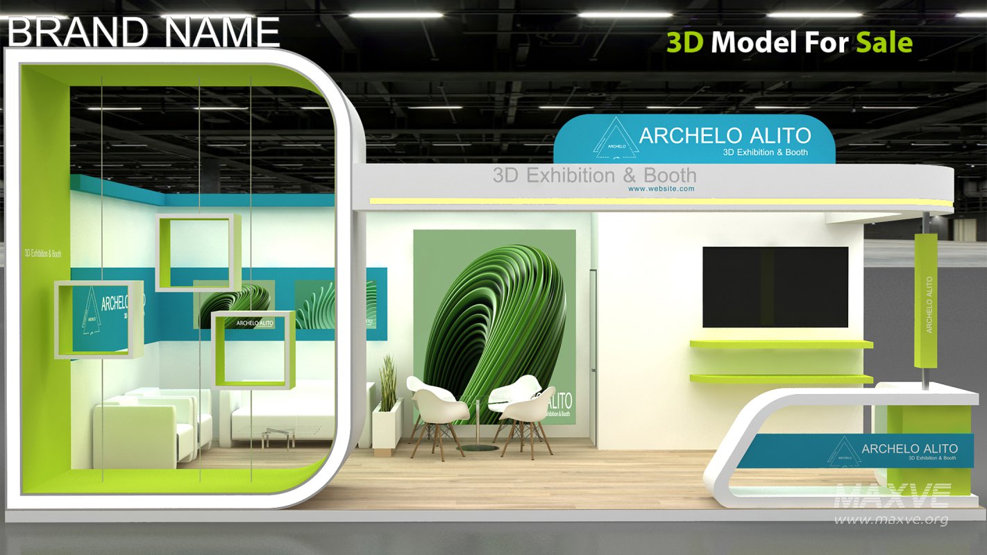 3d kiosk booth exhibition - Image 7