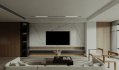 Modern living room and dining room interior scene - Thumbnail 4