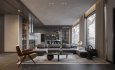 Modern living room and dining room interior scene - Thumbnail 4