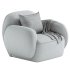 Hazel Beige Lounge Chair - Thumbnail 3