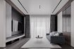 Modern living room and dining room interior scene - Thumbnail 2