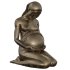 Antique Pregnant Mothers Embrace - Thumbnail 3