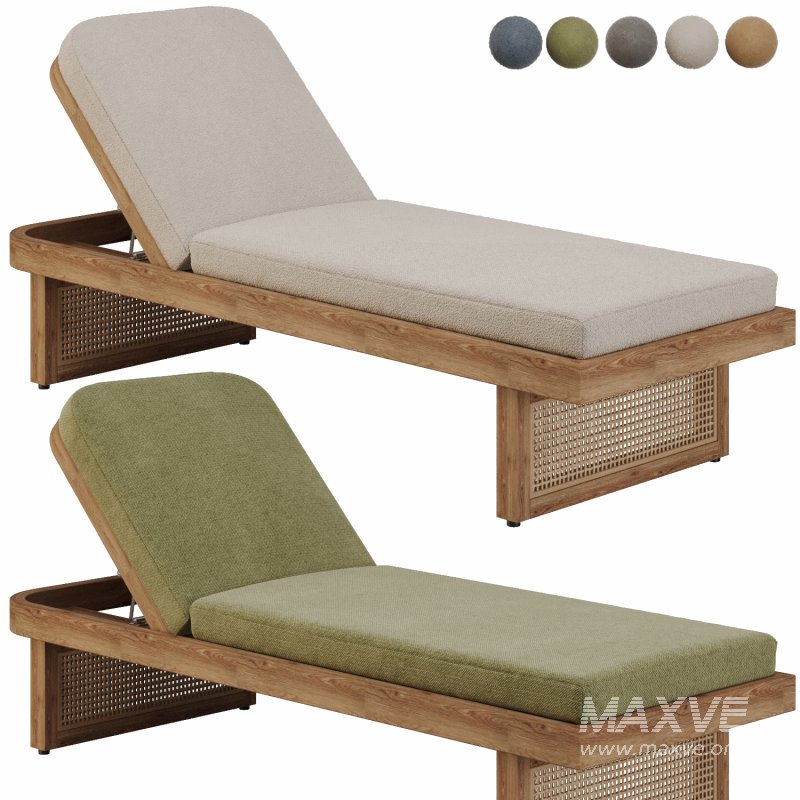 Merit Outdoor Chaise Lounge - Image 1