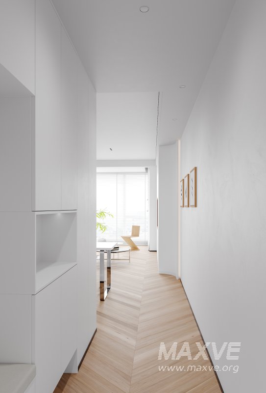 Modern living room and dining room interior scene - Image 2