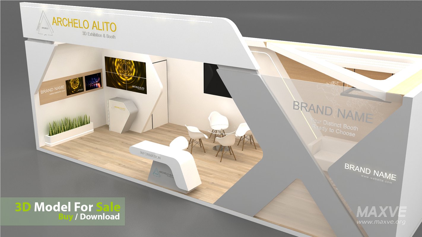 3D Exhibition Booth Model - Image 3