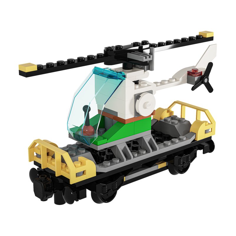 60098 Heavy haul train vagone Helicopter - Image 4