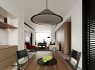 Modern living room and dining room interior scene - Thumbnail 1
