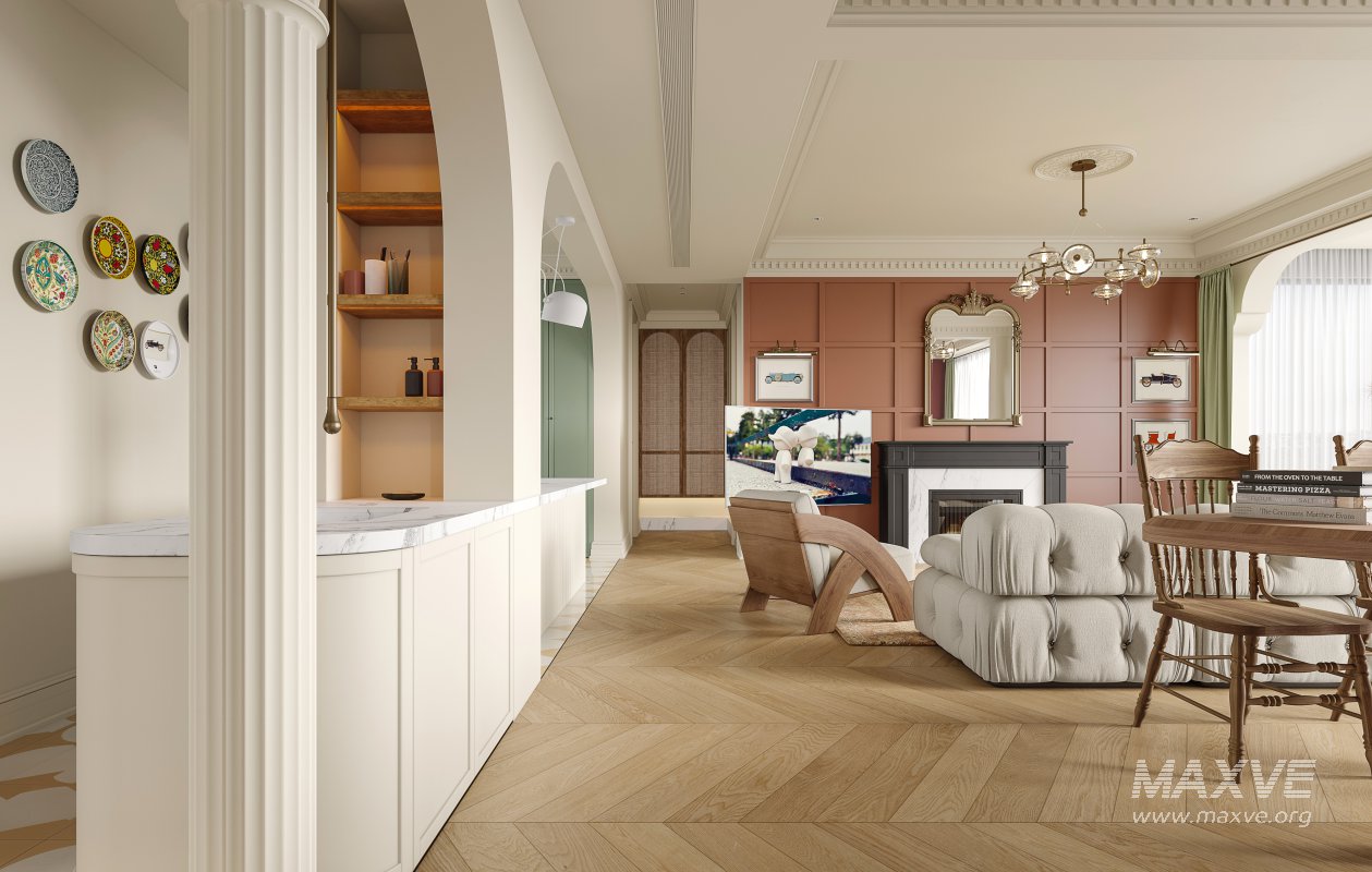 Eclectic living and dining room interior - Image 6