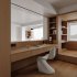 Modern living room and dining room office room interior scene - Thumbnail 2