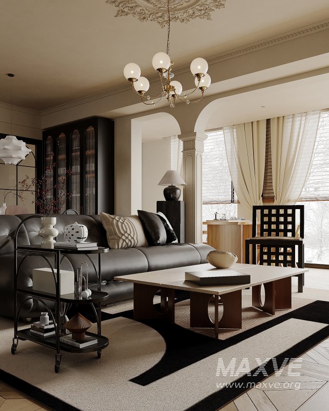 Luxurious living room and dining room - Image 6