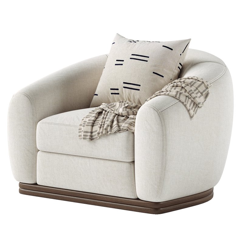 Marlowe Grey Lounge Chair - Image 4