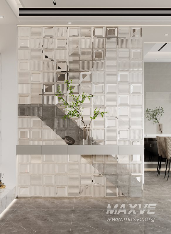 Modern living room and dining room interior scene - Image 5