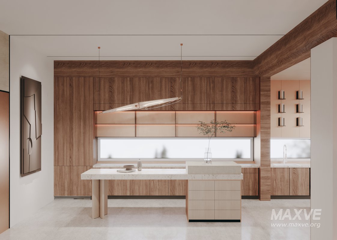 Modern living room and dining room interior scene - Image 6