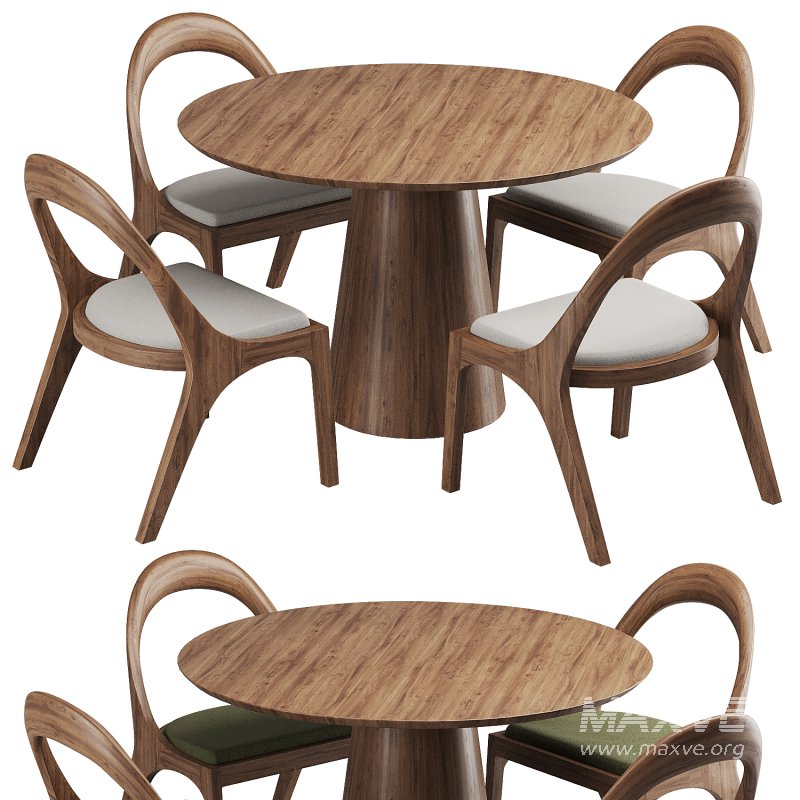Dinning chair and table302 - Image 1
