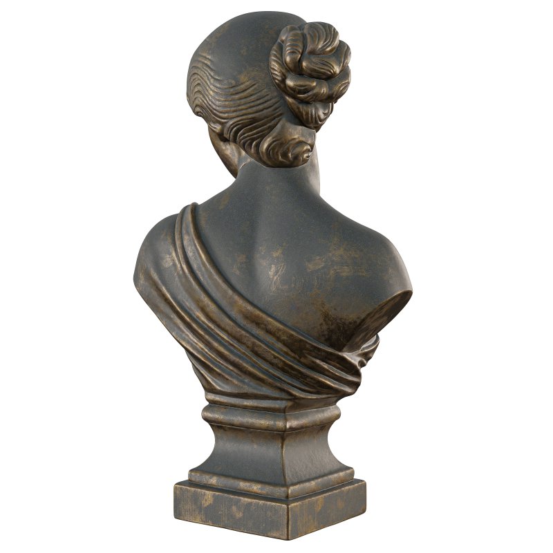 Antique Classical Greek Goddess Bust - Image 3